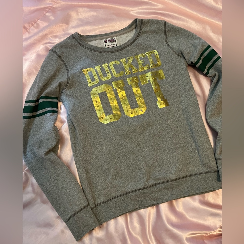Vintage PINK Oregon Ducks Crewneck